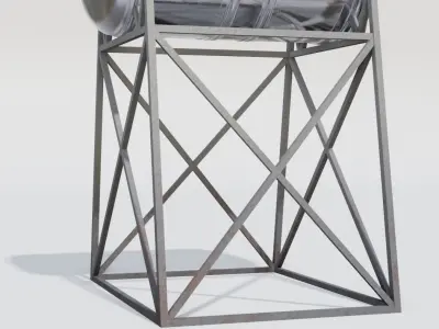 Water Tank 3D model 12