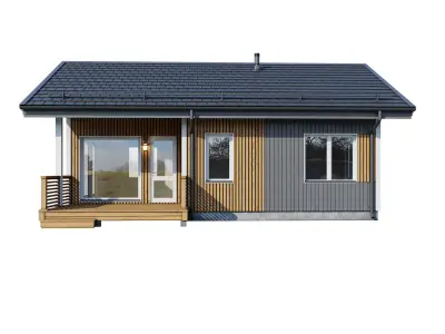 Alpine house Rait 3D model