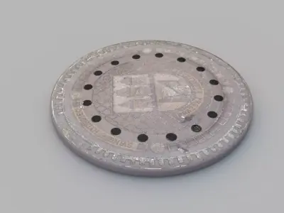 Sewer Grate 03 3D model