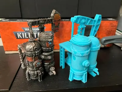 Oil pump 3D print model