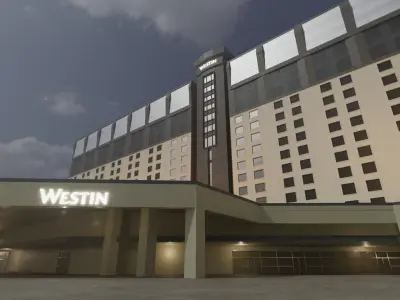 City intersection flamingo 3D model