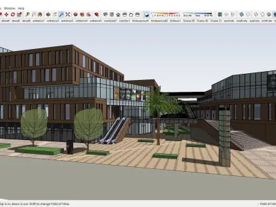 Sketchup Shopping Center G5 3D model