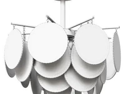 Hanging chandelier Kink Light Alvia 07684 3D model