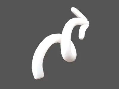 Doodle Buildable Arrow v1 002 Low-poly 3D model