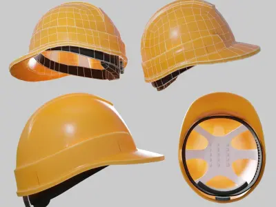 Safety Helmet 3D model