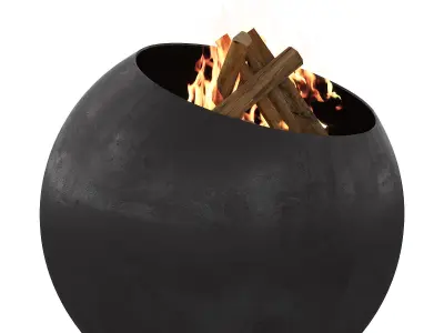 036 BBQ Bubble Spot 00 Low-poly 3D model