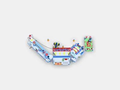 LEGO City Police Training Academy 60372 3D model