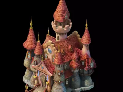 main city - Castle 20 3D model