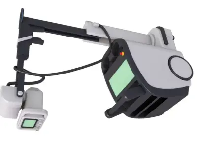 Samsung GM85 AccE Diagnostic X-Ray Unit Posed 3D model