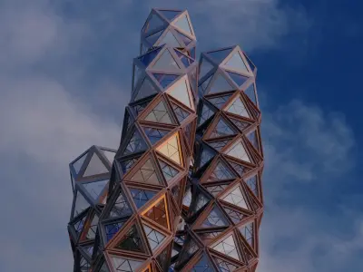 Future building 05 3D model