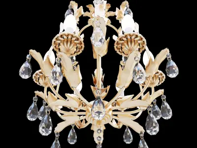 Kronleuchter crystal chandelier 3D model