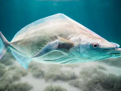 Alien Fish - Scifi Fantasy Creatures - Unreal Engine Support Low-poly 3D model