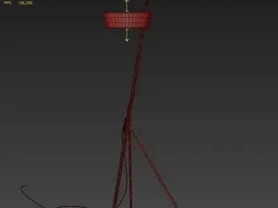 KA XL FLOOR LAMP by WOODENDOT 3D model