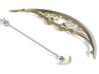 Bow of Light Legend of Zelda Breath of the Wild 3D print model