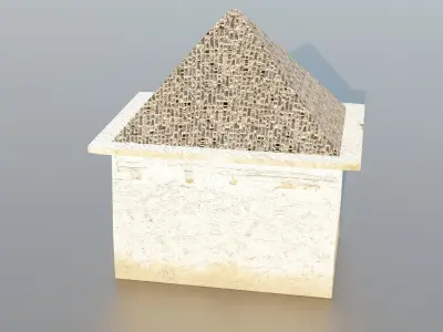 Abandoned House with Broken Windows Free low-poly 3D model