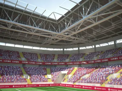 Spartak Arena Moscow 3D model