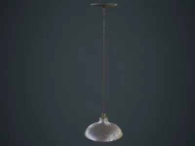 Hanging Lamp 5D Low-poly 3D model
