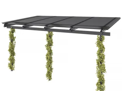 Pergola Unopiu MERIDIENNE 3D model