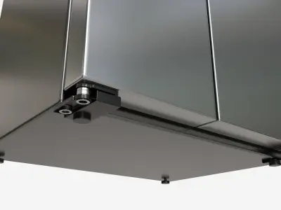 Fridge-freezer Bosch KAD93VBFP 3D model