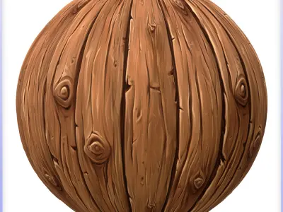 Stylized Wood Floor Seamless Texture Texture 12