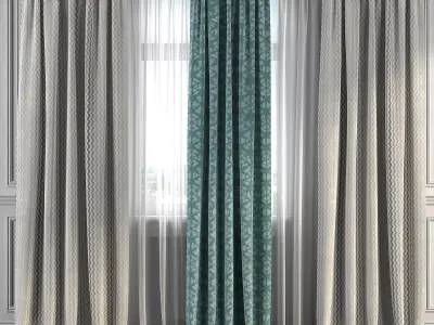 Curtain Set 260 3D model
