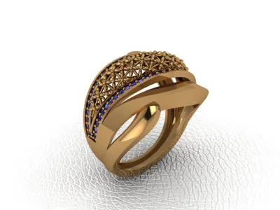 25 pcs ring drawing 3d rihone drawing ring rings ring models 3D print model