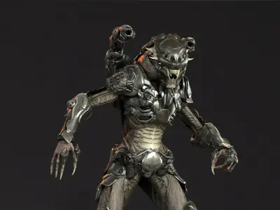 Wasteland Reaper 2 Low-poly 3D model