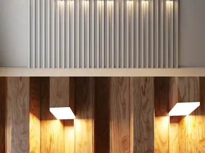 wall decorative light 2 3D model