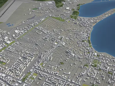 Yevpatoriya  Low-poly 3D model