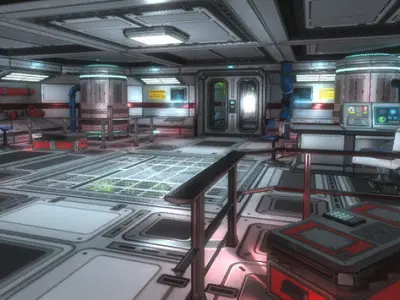 Scifi Kit Vol 1 Low-poly 3D model