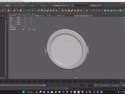 LED Light Low Poly 3D Model for WebGL and Printing Ready Low-poly 3D model