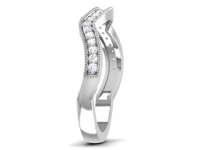  Engagement Wedding Etarnaty Band 3D print model