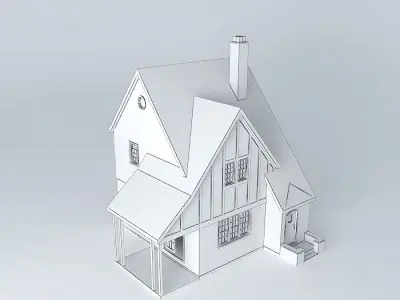 Cottage House Free 3D model get