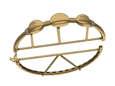 jewelry  5 Bracelet  pipe - cylindre 3D print model