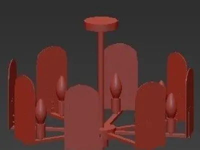 Geondo gendo chandelier 3D model