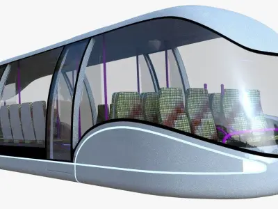 Passenger transporters collection 3D model