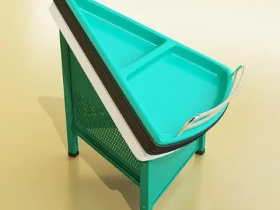 Produce Store Display Fixture Fruits 3D model