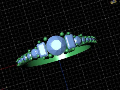 delicate ring  3D print model