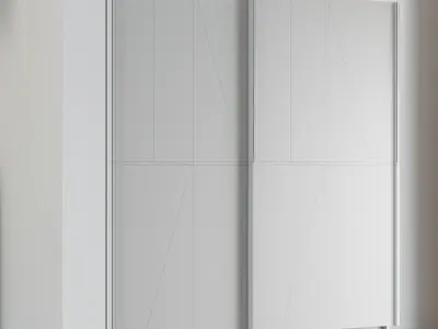 Sliding wardrobe Collage 3D model