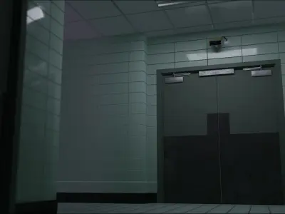 Stranger Things Hospital Hall 3D model