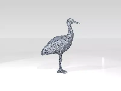 Crane Voronoi 3D model