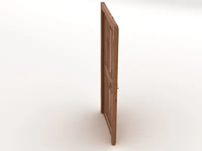 Wooden Door 3D model