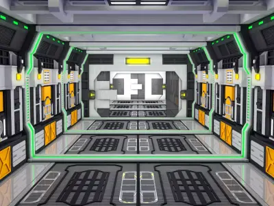 Sci Fi Interior  3D model