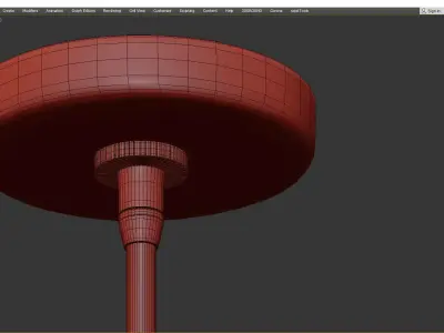  Sfera 6 Light Pendant Low-poly 3D model