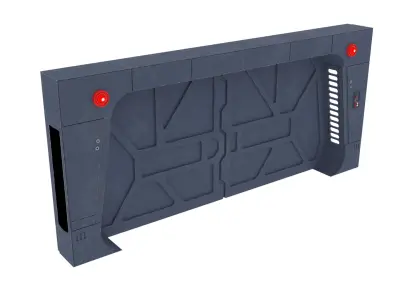 Scarif Blast Door Large 1-6 scale Hottoys 3D print model