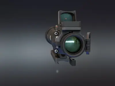 Trijicon TA11SDO Low-poly 3D model