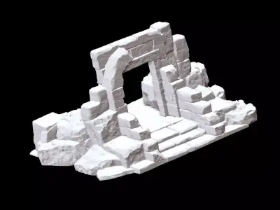 Ancient Gate for 3D Printing 3D print model