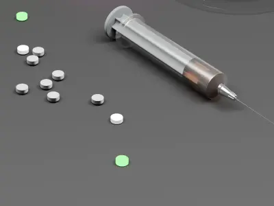 sci-fi poison  Low-poly 3D model