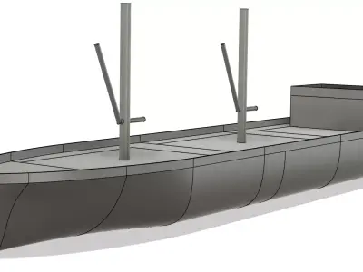 RC Christmas Ship Model 3D print model
