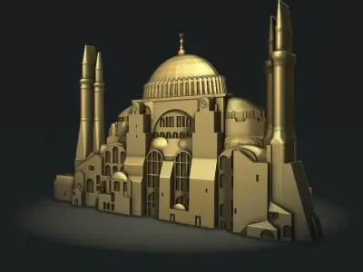 Hagia Sophia 3D print model